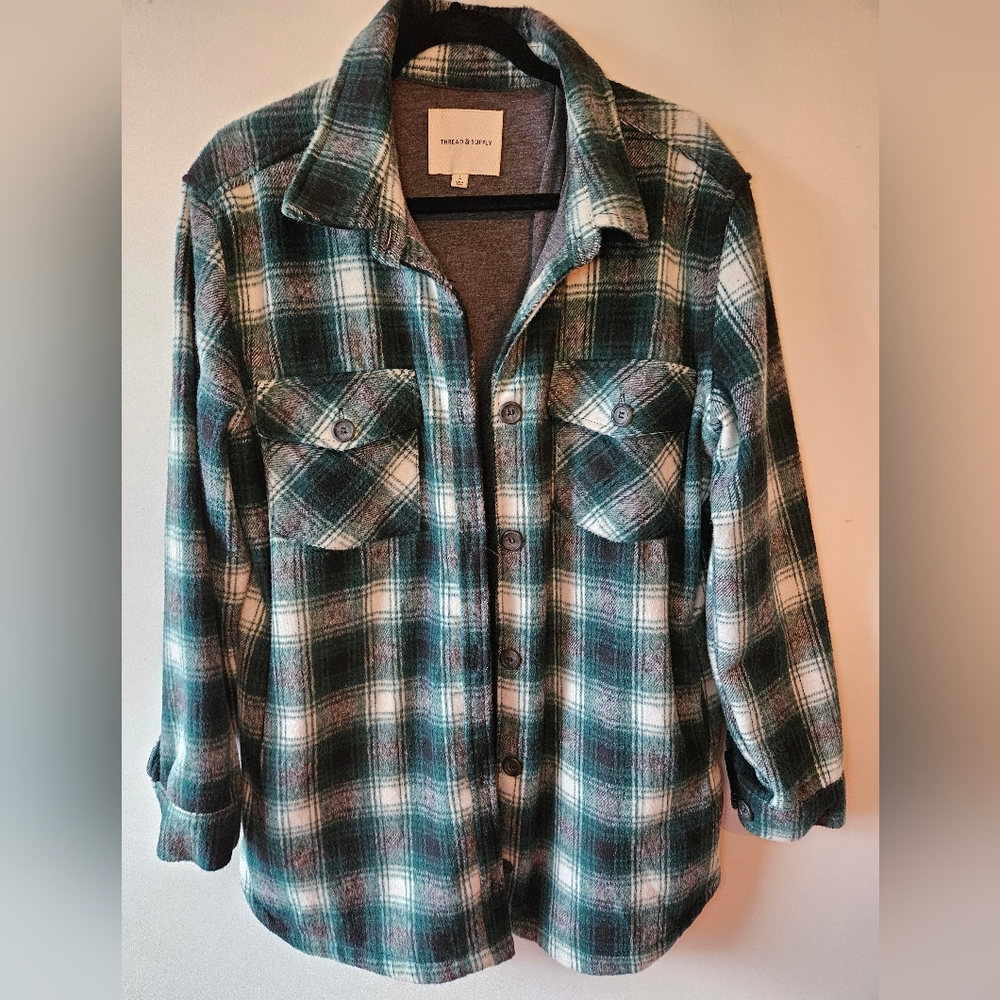 Thread & Supply Plaid Shacket